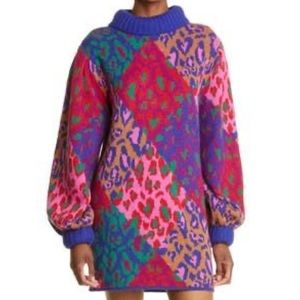 Farm rio animal print dress size S. EUC